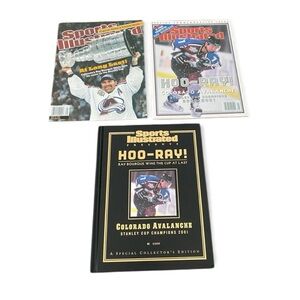 Rare VTG Lot Of 3 Sports Illustrated Hockey 2000-2001 Magazine’s Memorabilia